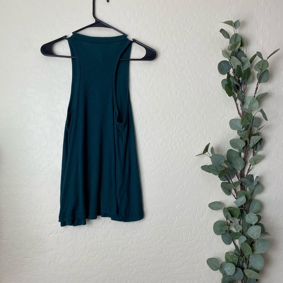 Free People Tank Top Green Size SP - Picture 3 of 4